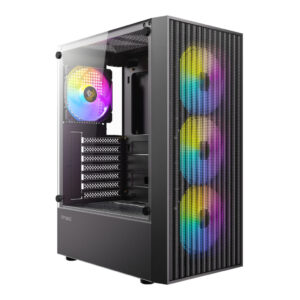 Antec AX27 RGB ELITE ATX Gaming Chassis – Black