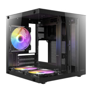 Antec VCX10M RGB Micro-ATX | ITX Mini -Tower Gaming Chassis – Black